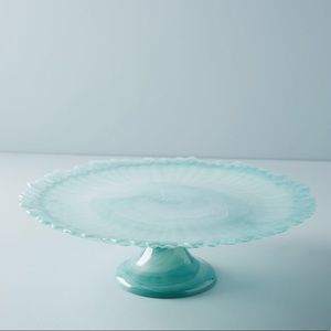 Alma cake stand 13” diameter, 4” h Anthropologie